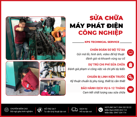 DỊCH VỤ SỬA CHỮA MÁY PHÁT ĐIỆN